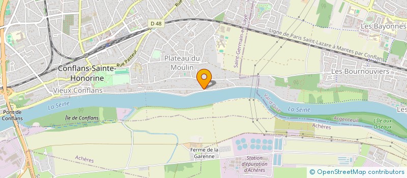 localisation de l'entreprise INOVATA  CONFLANS-SAINTE-HONORINE