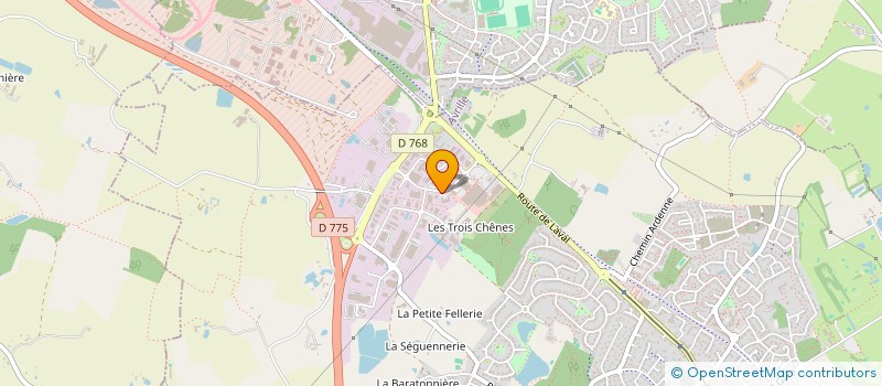 localisation de l'entreprise INOVATIC AUTO à AVRILLE