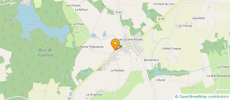 localisation de l'entreprise INOVATIM  IFFENDIC