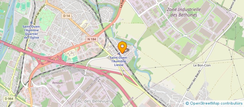 localisation de l'entreprise INOVATION VALLEY à SAINT-OUEN-L'AUMONE