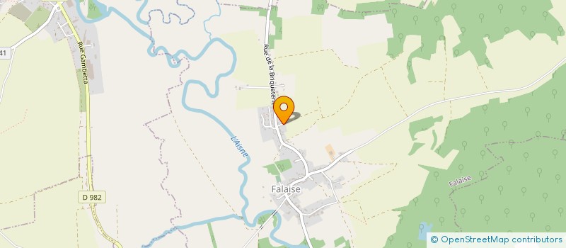 localisation de l'entreprise INOVAX à FALAISE