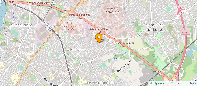 localisation de l'entreprise INOVAXO à NANTES