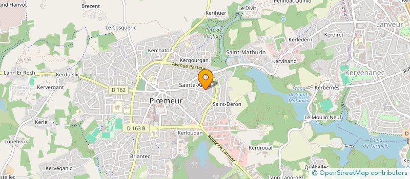localisation de l'entreprise INOVE à PLOEMEUR