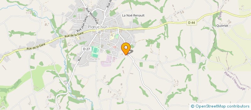 localisation de l'entreprise INOVEA  PLOEUC-L'HERMITAGE