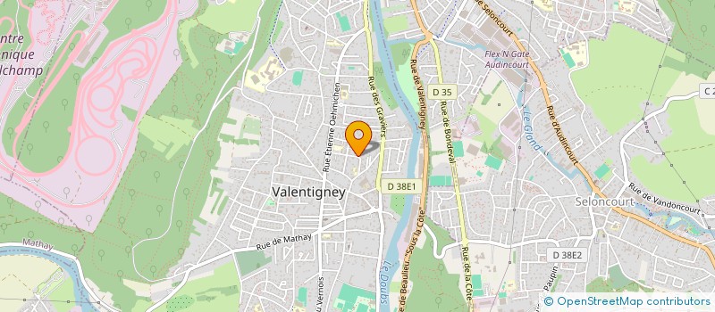 localisation de l'entreprise INOVEA à MATHAY