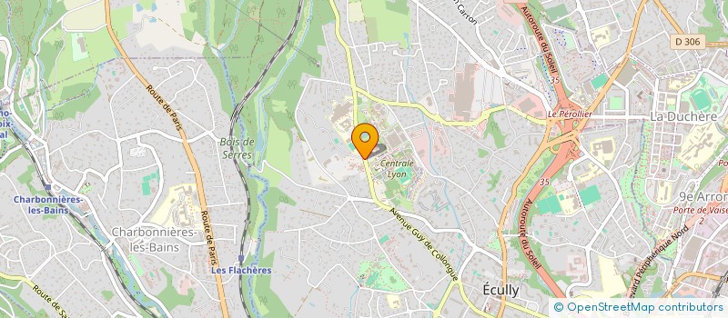 localisation de l'entreprise INOVEA GROUP  ECULLY