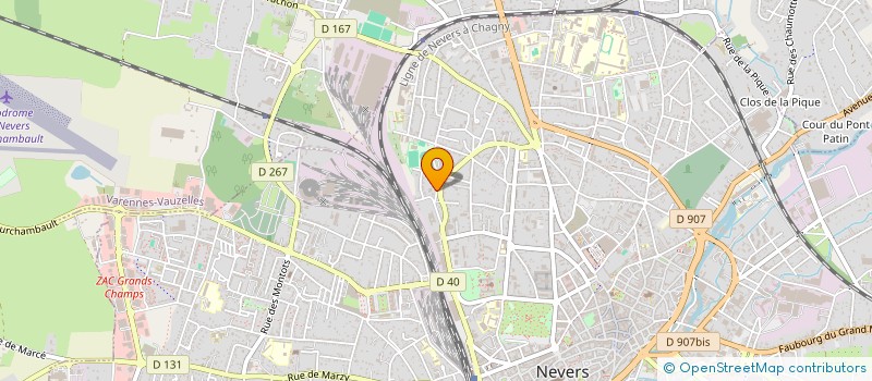localisation de l'entreprise INOVEIL à NEVERS