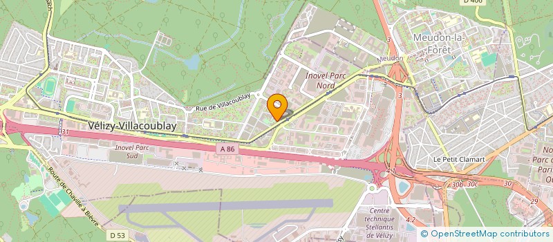 localisation de l'entreprise INOVEL DENTAL  VELIZY-VILLACOUBLAY