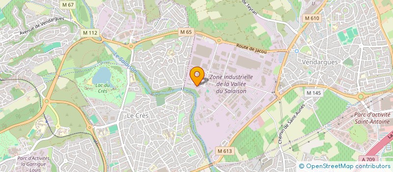 localisation de l'entreprise INOVEO à VENDARGUES