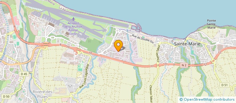 localisation de l'entreprise INOVEST  SAINTE-MARIE