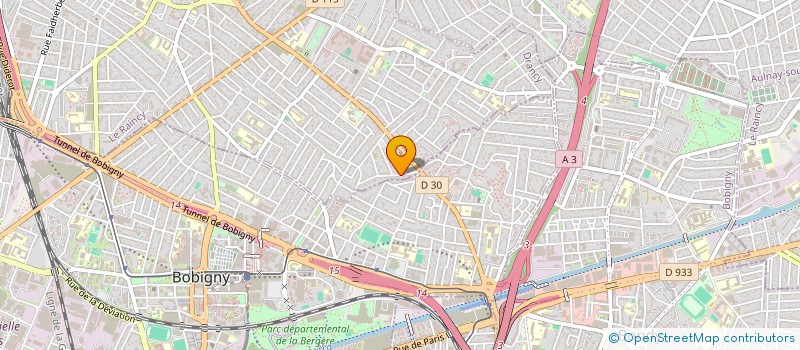 localisation de l'entreprise INOVEX à DRANCY