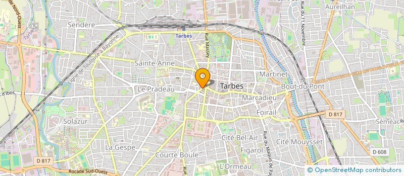 localisation de l'entreprise INOVI  TARBES