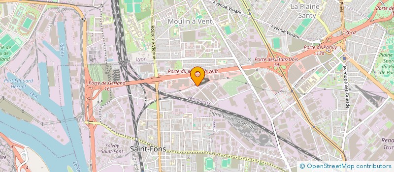 localisation de l'entreprise INOVIA CONCEPT INVEST 2  VENISSIEUX