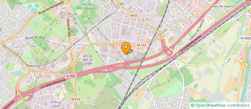 localisation de l'entreprise INOVIE LABOSUD  MONTPELLIER