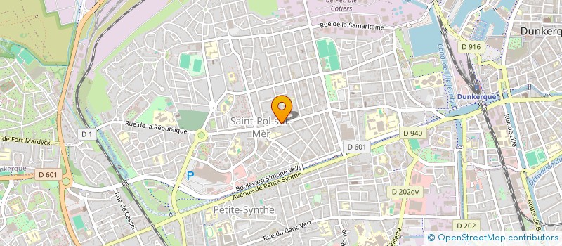 localisation de l'entreprise INOVIMMO à DUNKERQUE