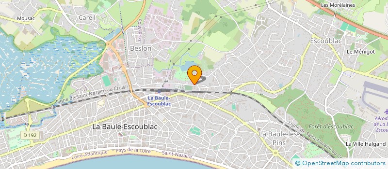 localisation de l'entreprise INOVIMMO FONCIER  LA BAULE-ESCOUBLAC