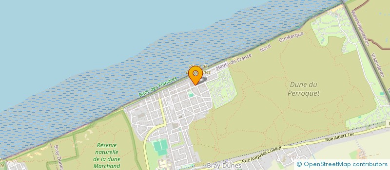 localisation de l'entreprise INOVIMO HOTE  BRAY-DUNES