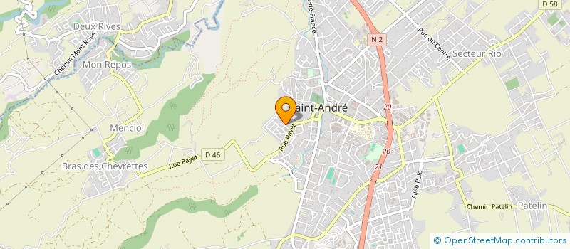 localisation de l'entreprise INOVIMPORT à SAINT-ANDRE