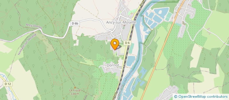 localisation de l'entreprise INOVIS MEDICAL  ANCY-DORNOT