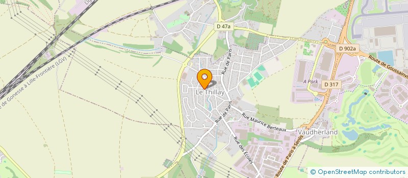 localisation de l'entreprise INOVIX à LE THILLAY