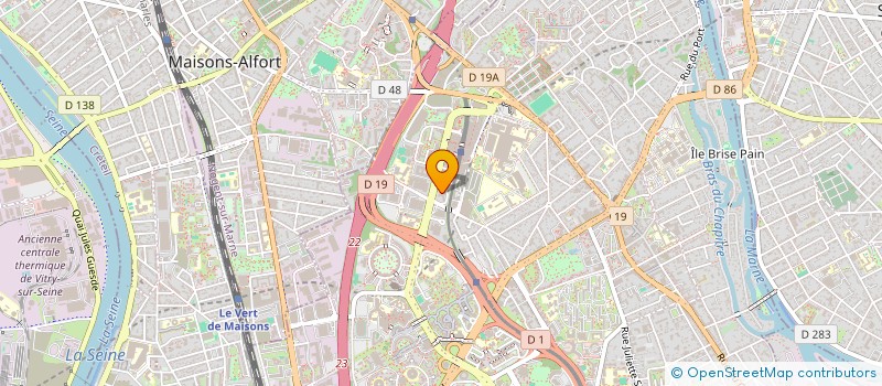 localisation de l'entreprise INOVMICRO  CRETEIL