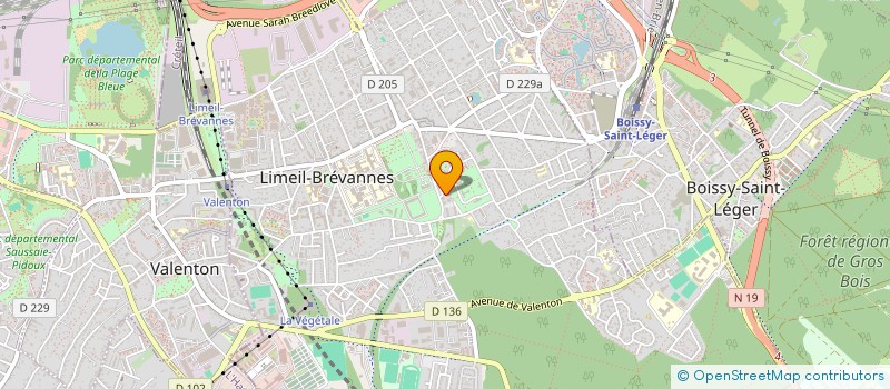 localisation de l'entreprise INOVO FORMATION  LIMEIL-BREVANNES