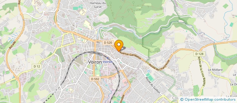 localisation de l'entreprise INOVO TRAVAUX à VOIRON