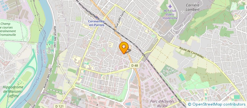localisation de l'entreprise INOVTEL à CORMEILLES-EN-PARISIS