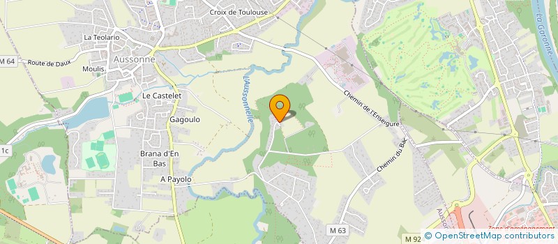 localisation de l'entreprise INOVVIA PROPERTIES  AUSSONNE