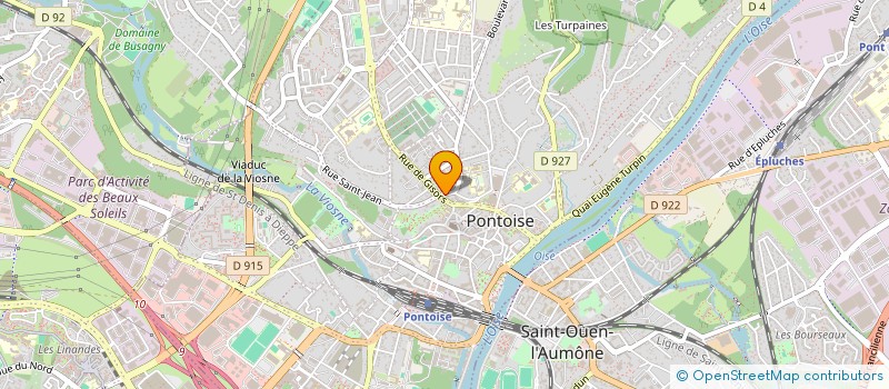 localisation de l'entreprise INOVY-IMMO  PONTOISE