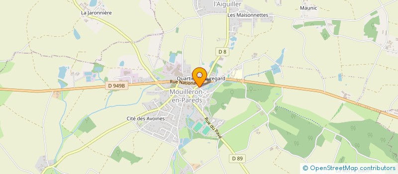 localisation de l'entreprise INOWIND à MOUILLERON-SAINT-GERMAIN