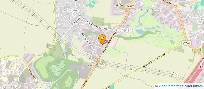 localisation de l'entreprise INOX AGENCEMENT CONCEPT à LE THILLAY