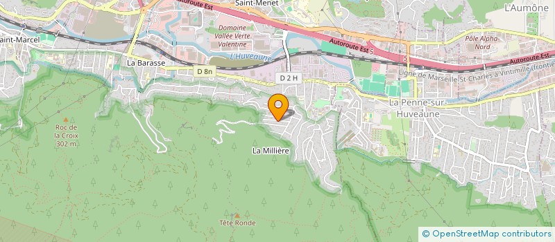 localisation de l'entreprise INOX BAT  MARSEILLE 11EME