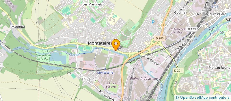 localisation de l'entreprise INOX CONSULT à MONTATAIRE