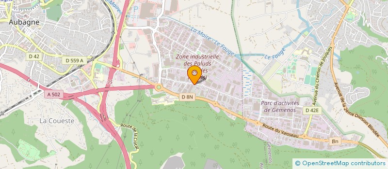 localisation de l'entreprise INOX IMPORT SYSTEM à AUBAGNE