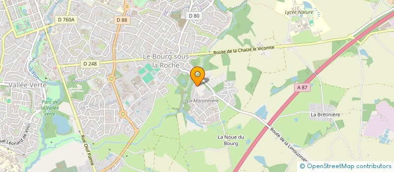 localisation de l'entreprise INOX INVEST à LA ROCHE-SUR-YON