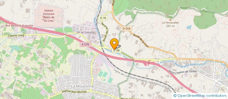 localisation de l'entreprise INOX MARINE INNOVATION  LA CRAU