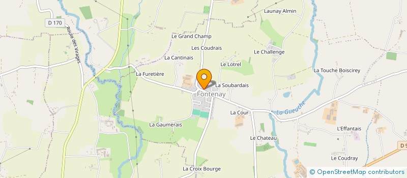 localisation de l'entreprise INOX T NORMANDIE  ROMAGNY FONTENAY