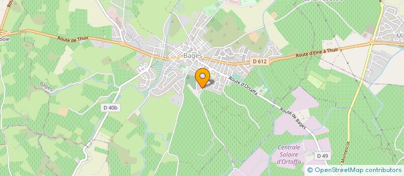 localisation de l'entreprise INOXCENSE FRANCE  BAGES