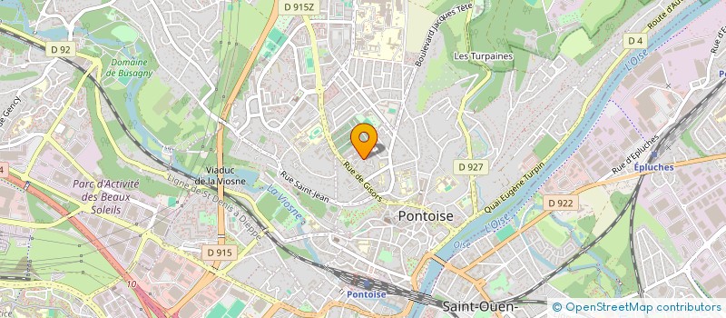 localisation de l'entreprise INOXCHIC  PONTOISE