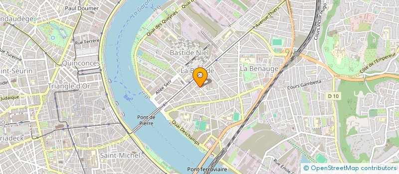 localisation de l'entreprise INOXIA à BORDEAUX