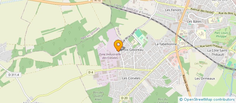 localisation de l'entreprise INOXPRO à VERNOUILLET