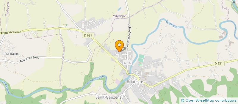 localisation de l'entreprise INOXPROFER à BRIATEXTE