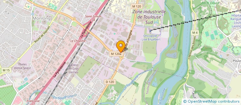localisation de l'entreprise INOXSUD PROUDHOM à TOULOUSE