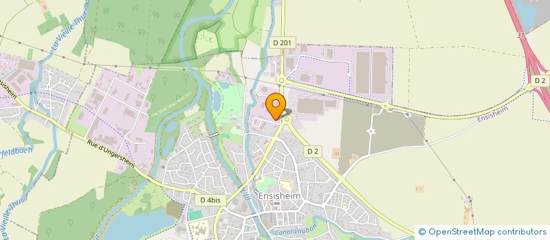 localisation de l'entreprise INOXXIA  ENSISHEIM