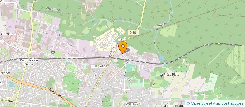localisation de l'entreprise INOXYCENTRE à MARIGNY-LES-USAGES