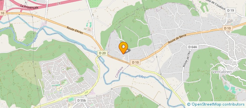 localisation de l'entreprise INOXYDREAM  VENTABREN