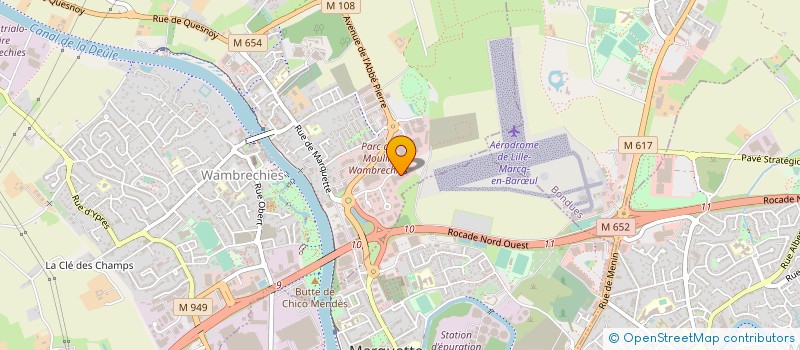 localisation de l'entreprise INOXYFRANCE à WAMBRECHIES