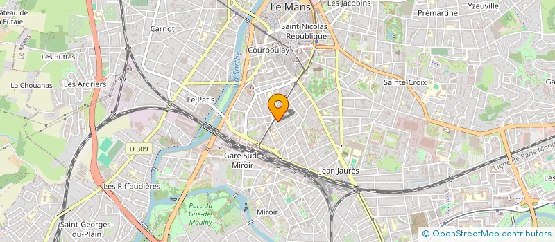 localisation de l'entreprise INOXYJAZZ  LE MANS