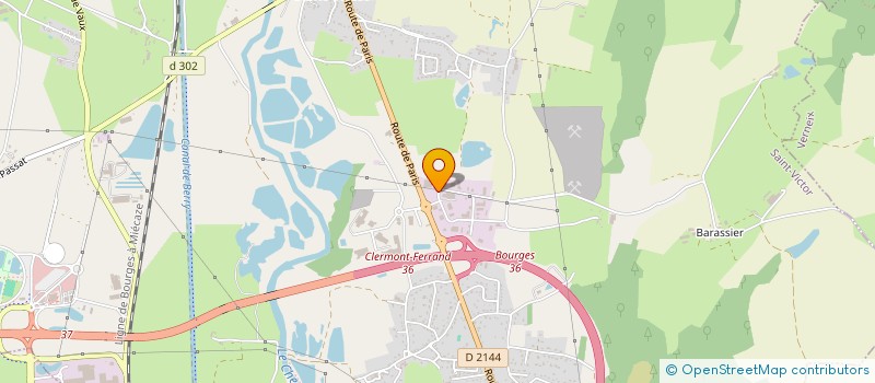 localisation de l'entreprise INOXYPHARMA  SAINT-VICTOR